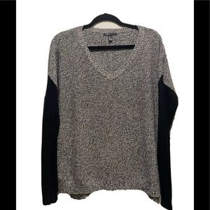 Mango MNG Black and Silver Sweater casual medium